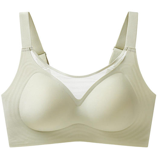 SDE-A31#   大码内衣无钢圈一体固定杯无痕舒适收副乳文胸不跑杯（单件） 商品图4