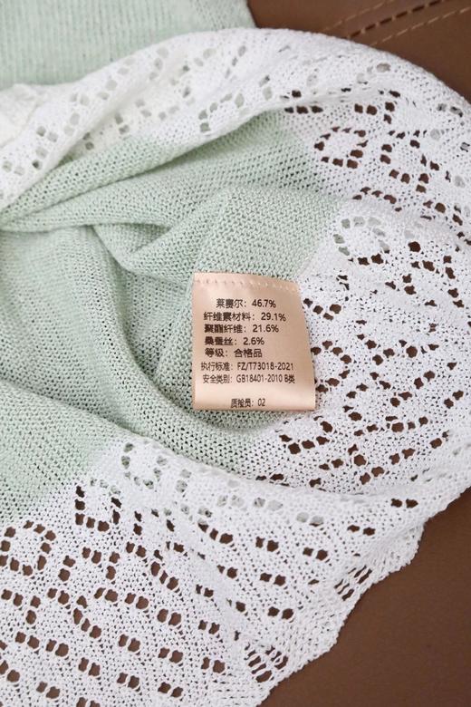 LPIUTY品牌直发！薄荷气泡水~双丝和纸纱针织衫 B017537 商品图3
