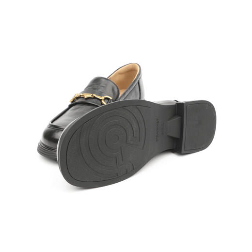 【云粉节】BF千百度2025新款厚底乐福鞋增高通勤小皮鞋女鞋A25450208吊牌价999活动价799 商品图3