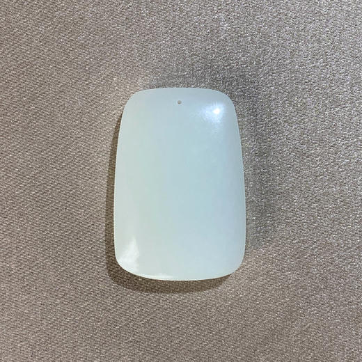 和田玉（白玉）挂件—无事牌/27*40mm/24.61g 商品图0