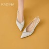 【KADINA】卡迪娜2025春夏新款水钻尖头细中高跟包头单鞋凉鞋女KM251522 商品缩略图0