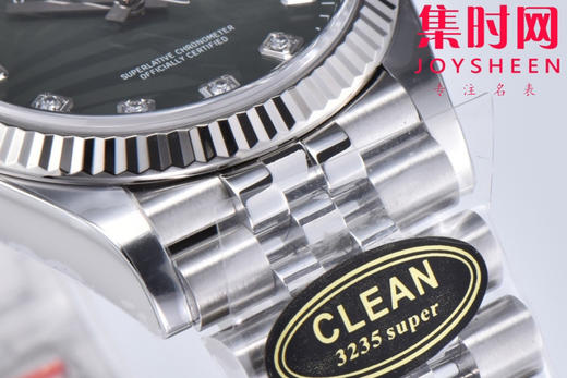 C厂劳力士日志型36mm 棕榈叶面 3235机 五珠链 904L钢 男士腕表 小手腕福音 商品图2