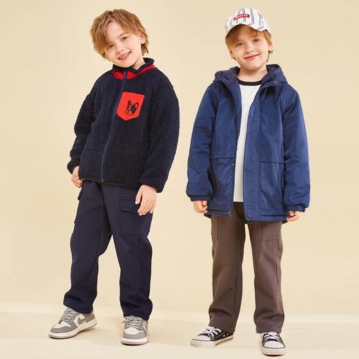 【2025反季抄底清仓】  龙之涵 儿童加绒保暖防风裤 中大童保暖裤子童装 A类标准龙之涵 商品图6