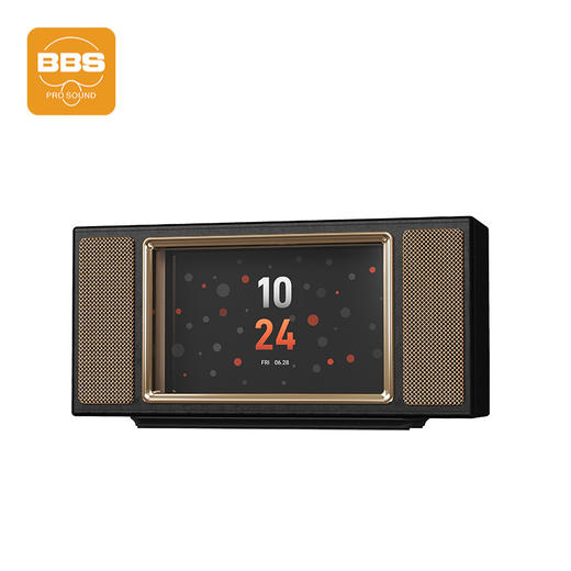 BBS V2透明悬浮歌词音响带字幕蓝牙复古家用带歌词动态相册音响 商品图1