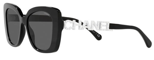 CHANEL 黑色女士方形太阳镜 商品图0