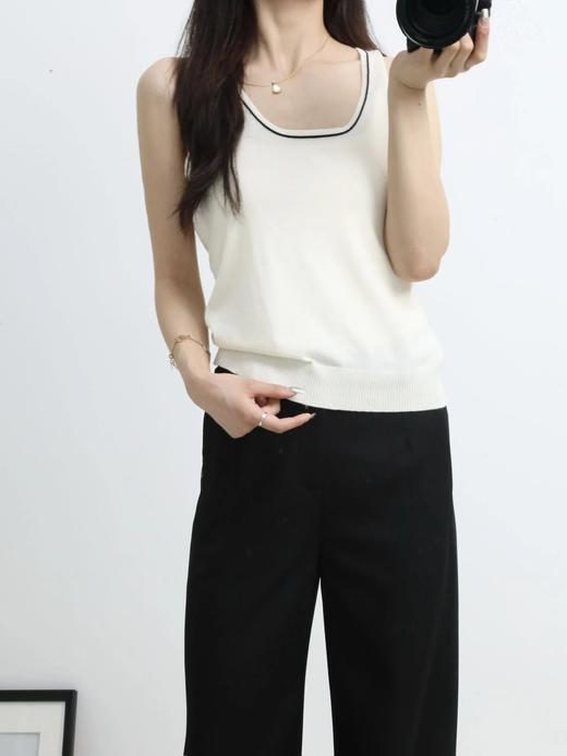 LPIUTY品牌直发！极简桑蚕丝羊毛背心 B017539 商品图2