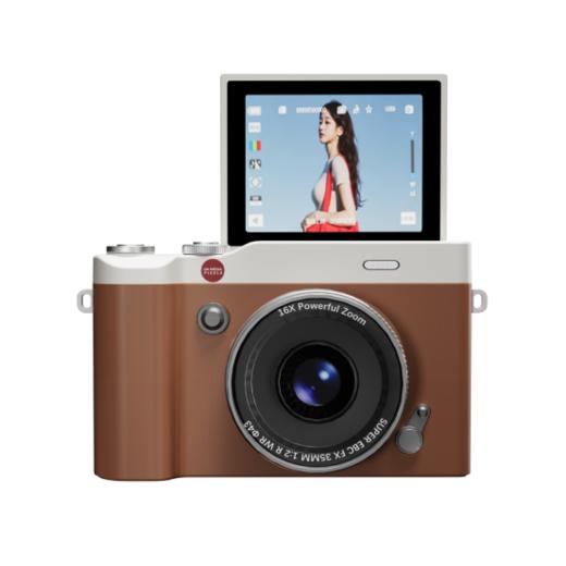 有了这款ccd，从此出片和呼吸一样简单‼️【Y02翻转屏幕CCD相机 】随手一拍就是大片氛围感📸 某宝随便一搜都是💰300+ 开团价💰只需129  商品图6