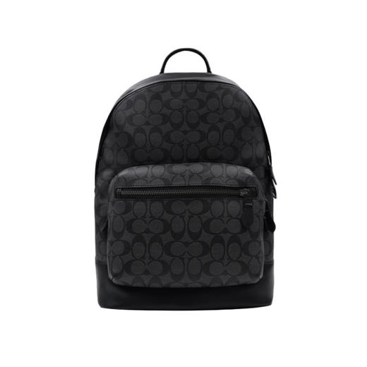 COACH 奥莱款大号男士PVC配皮双肩背包 商品图0