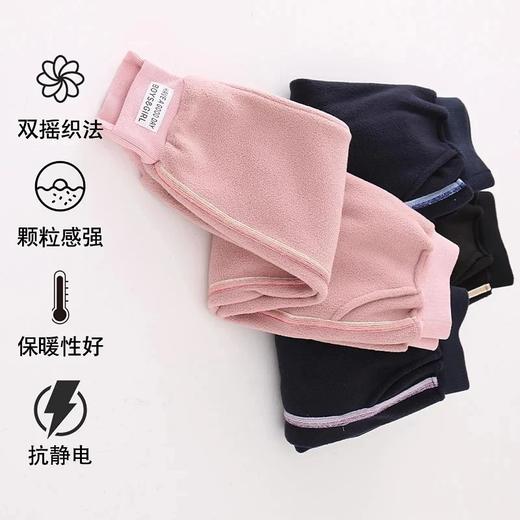 【2025反季抄底清仓】  龙之涵 儿童贴边摇粒绒卫裤&闪亮条摇粒绒卫裤  保暖长裤 婴幼儿A类标准 抗静电 亲子款 商品图13