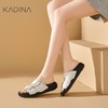 【KADINA】卡迪娜2025春夏季新款平跟露址简约休闲女凉鞋KM254303 商品缩略图1