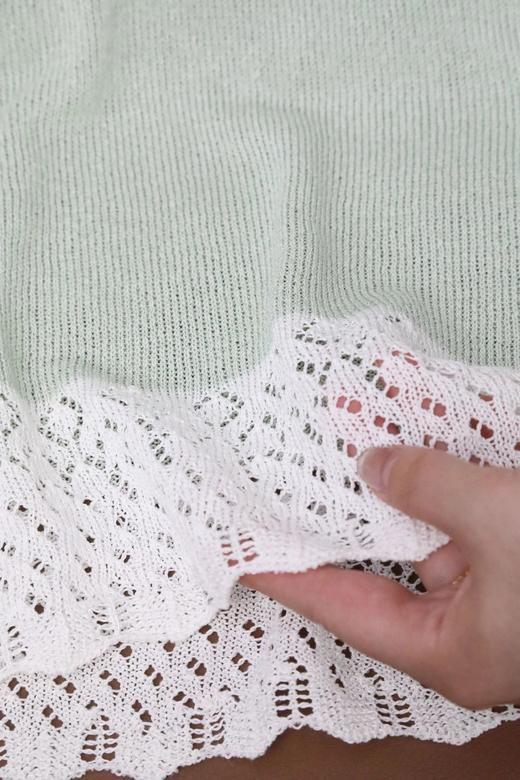 LPIUTY品牌直发！薄荷气泡水~双丝和纸纱针织衫 B017537 商品图6