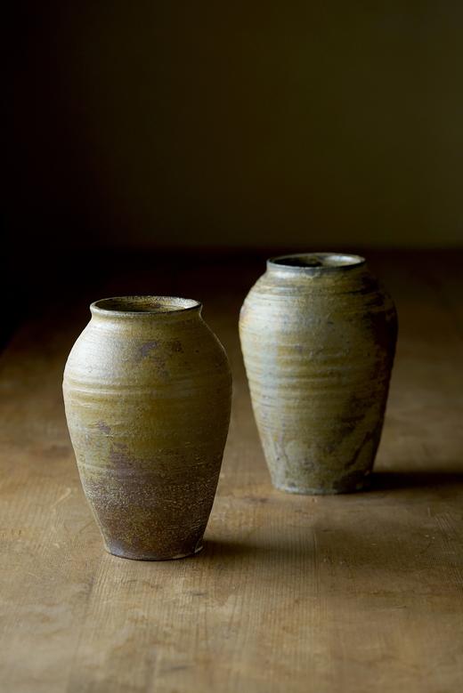 尾形笃55薪粉引｜中壶 商品图0