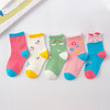【童足呵护，时尚可爱~】五双装！儿童袜子四季款 婴儿宝宝童袜 男童女童长袜春秋厚款 中筒袜中大童棉袜-QQ 商品缩略图5