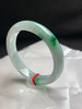 620277，61圈口，飘绿正圈平安镯，飘色辣，底子细腻有水 商品缩略图2
