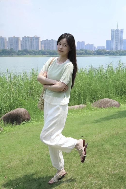 LPIUTY品牌直发！薄荷气泡水~双丝和纸纱针织衫 B017537 商品图11