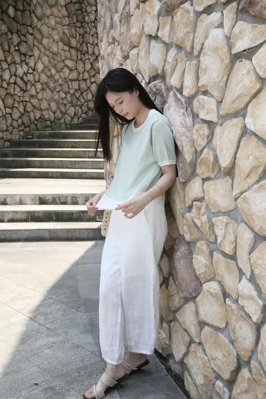 LPIUTY品牌直发！薄荷气泡水~双丝和纸纱针织衫 B017537 商品图12