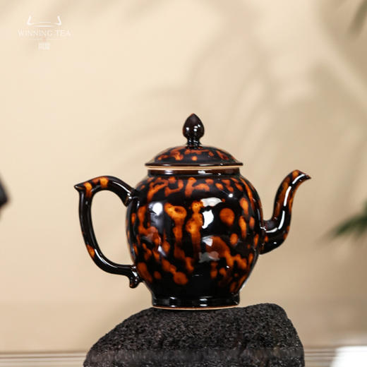 问鼎虎斑天目清留壶 商品图0