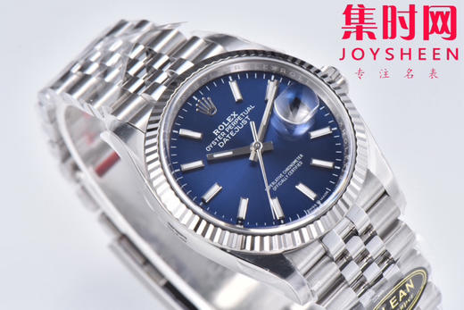 C厂劳力士日志型36mm 蓝色盘 3235机 五珠链 904L钢 男士腕表 小手腕福音 商品图3