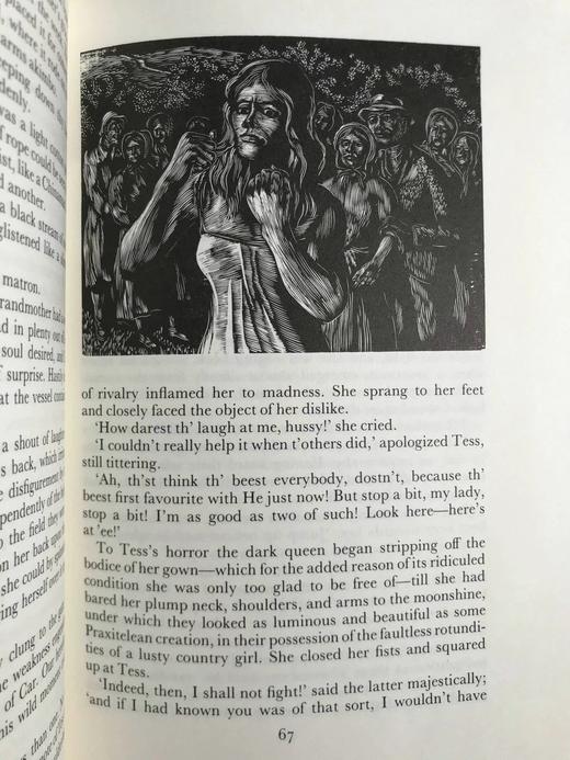 托马斯·哈代作品集（全6卷）（1991） 百余幅木版画插图 精装18开带书匣 商品图14