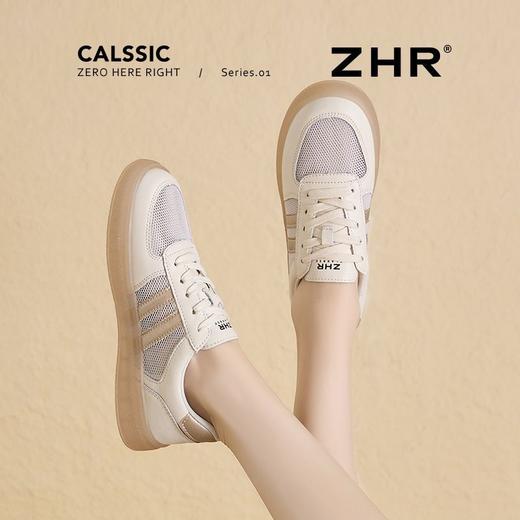 ZHR则则透气网面小白鞋女夏季休闲鞋子超轻板鞋超软小白鞋女 商品图5