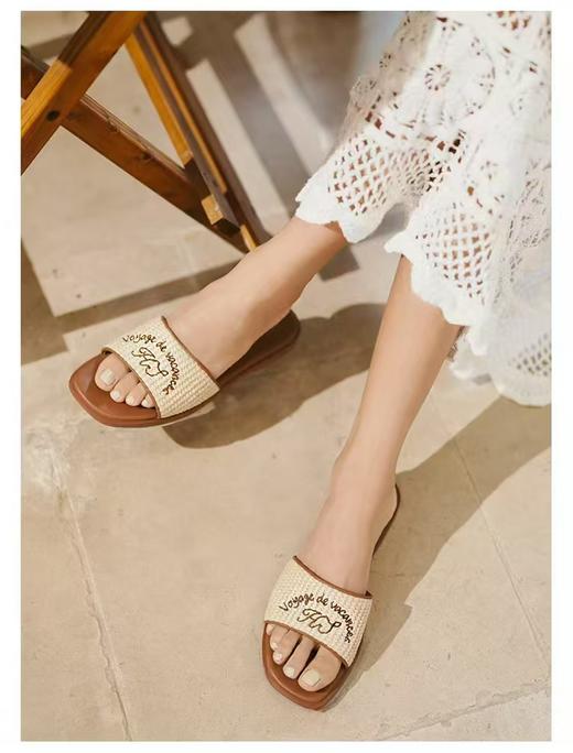 【HARSON】哈森2025夏季新品女鞋舒适休闲沙滩 平底凉鞋HM256511 商品图1