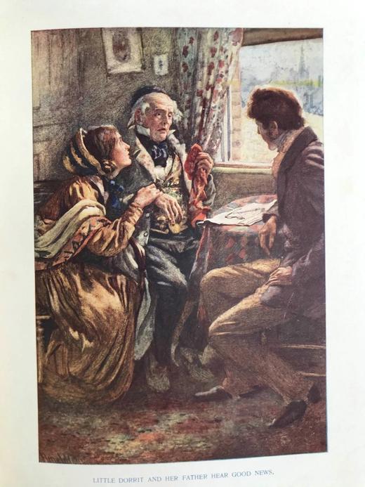 约20世纪早期 狄更斯儿童故事集 12幅彩色与大量黑白文间插图 漆布精装18开 商品图10
