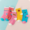 【童足呵护，时尚可爱~】五双装！儿童袜子四季款 婴儿宝宝童袜 男童女童长袜春秋厚款 中筒袜中大童棉袜-QQ 商品缩略图4