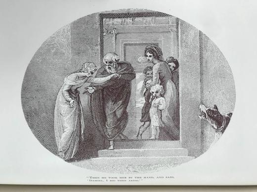 约19世纪后期 班扬《天路历程》 24幅插图 漆布精装16开 商品图5