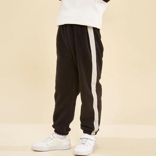 【2025反季抄底清仓】  龙之涵 儿童贴边摇粒绒卫裤&闪亮条摇粒绒卫裤  保暖长裤 婴幼儿A类标准 抗静电 亲子款 商品图10