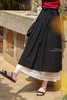 鹿向南「波点绮梦」法式高级感黑色半身裙女夏季新款高腰小众长裙L55276 商品缩略图5