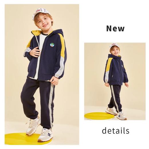 【2025反季抄底清仓】  龙之涵 儿童贴边摇粒绒卫裤&闪亮条摇粒绒卫裤  保暖长裤 婴幼儿A类标准 抗静电 亲子款 商品图6