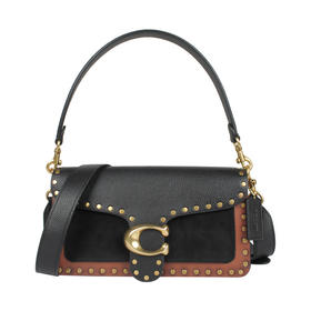 COACH 专柜款TABBY26女士皮质拼色C扣单肩手提斜挎包