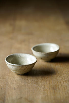 尾形笃43荒山粉引｜小杯