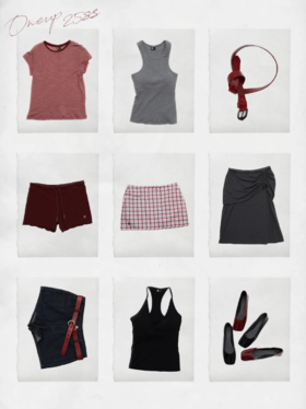 穿搭灵感📝用红色点缀夏日