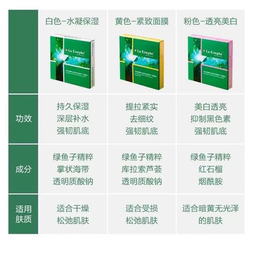 LaEstephe瑞斯美 美白提亮祛黄紧致补水保湿面膜 商品图5