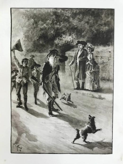 限量250册！1888年 华盛顿·欧文《瑞普·凡·温克尔》 数十幅精美插图 漆布精装大16开 商品图8