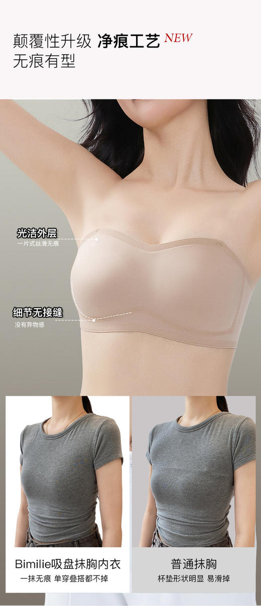 2.26之后发！【蓓米莉Bimilie隐形无痕安全裤/露背隐形内衣/吸盘抹胸内衣】隐形无痕安全裤，与皮肤融为一体的隐形安全裤！露背隐形内衣，又美又好穿的美背！吸盘抹胸内衣，比胸贴还要牢固的安全感抹胸！ 商品图13