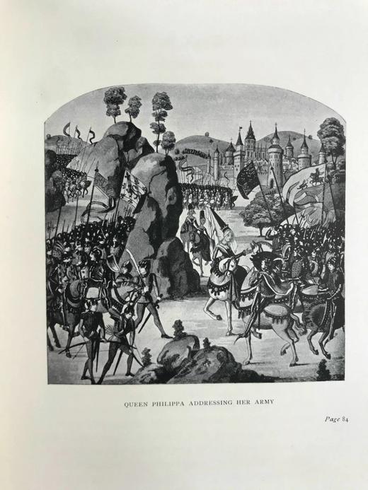 1900年 傅华萨在英国 24幅插图 漆布精装大32开 商品图11