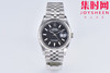C厂劳力士日志型36mm 黑色盘 3235机 五珠链 904L钢 男士腕表 小手腕福音 商品缩略图0