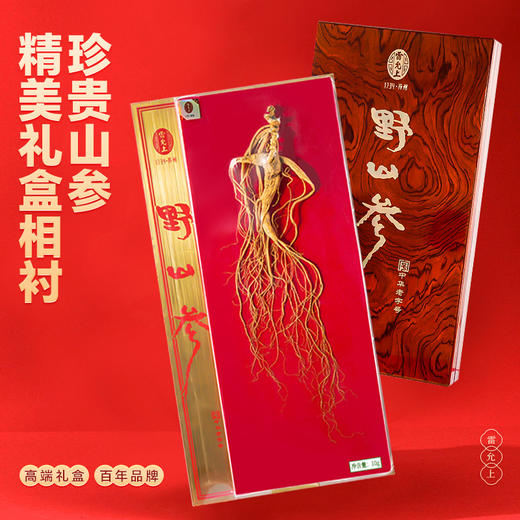 雷允上15年整支野山参10g/盒（二等二级） 商品图1