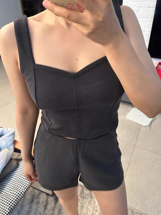 点此购买 Lululemon露露乐蒙Softstreme夏季女士螺纹短裤 bk 321818 商品图6