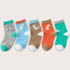 【童足呵护，时尚可爱~】五双装！儿童袜子四季款 婴儿宝宝童袜 男童女童长袜春秋厚款 中筒袜中大童棉袜-QQ 商品缩略图2