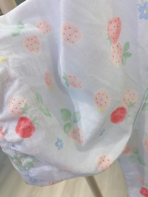 松植屋女款纱布圆领短袖长裤睡衣套装100%纯棉女士双层纱家居服圆领领设计优雅显瘦 商品图9