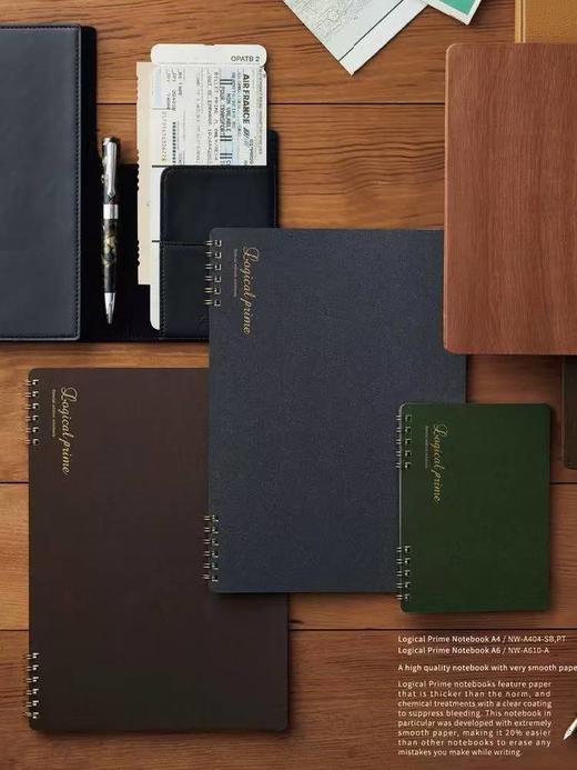 日本仲林Nakabayashi线圈商务烫金笔记本日程办公笔记本 商品图0