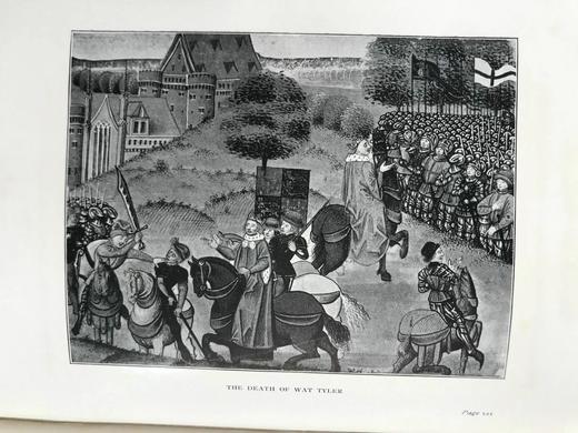 1900年 傅华萨在英国 24幅插图 漆布精装大32开 商品图7