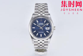 C厂劳力士日志型36mm 蓝色盘 3235机 五珠链 904L钢 男士腕表 小手腕福音