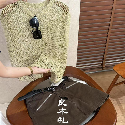 【部分现货】良木礼特种纱手勾背心（801001） 商品图2