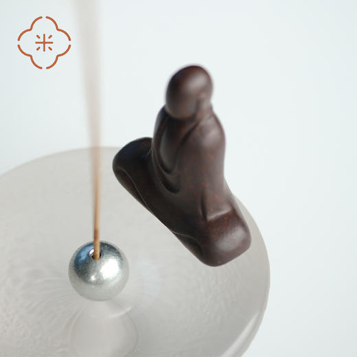 米马杂货 日本荒川手作 清冷的琉璃香插与紫砂无相佛 商品图1