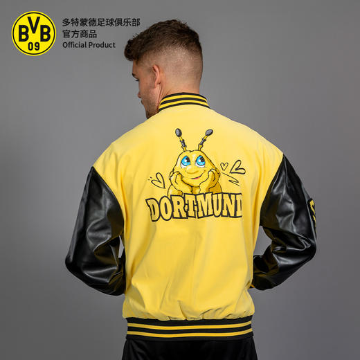 【官方正版】多特蒙德足球俱乐部 | 吉祥物棒球服球迷黑黄拼色潮流 商品图2