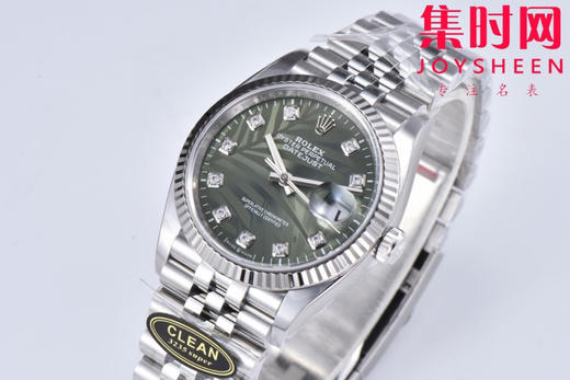 C厂劳力士日志型36mm 棕榈叶面 3235机 五珠链 904L钢 男士腕表 小手腕福音 商品图3